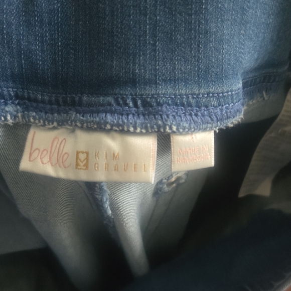 Belle by Kim Gravel Blue Jeggings Slim Fit Stretch - Picture 2 of 7